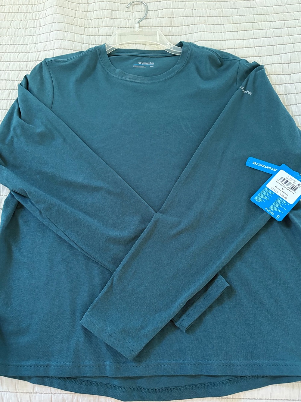 Columbia women’s Long-Sleeve Tee - Teal Green